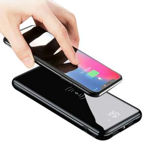 QI Wireless Charger For iPhone Samsung 20000mah Power Bank External Ba_1